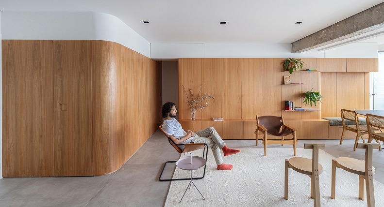 طراحی آپارتمان Ygará توسط استودیو معماری BRA با بهره گیری از متریال های ساده