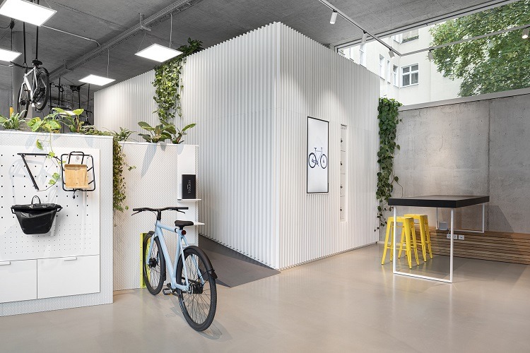 فروشگاه دوچرخه VanMoof ؛ تحقق شهر رویایی سبز